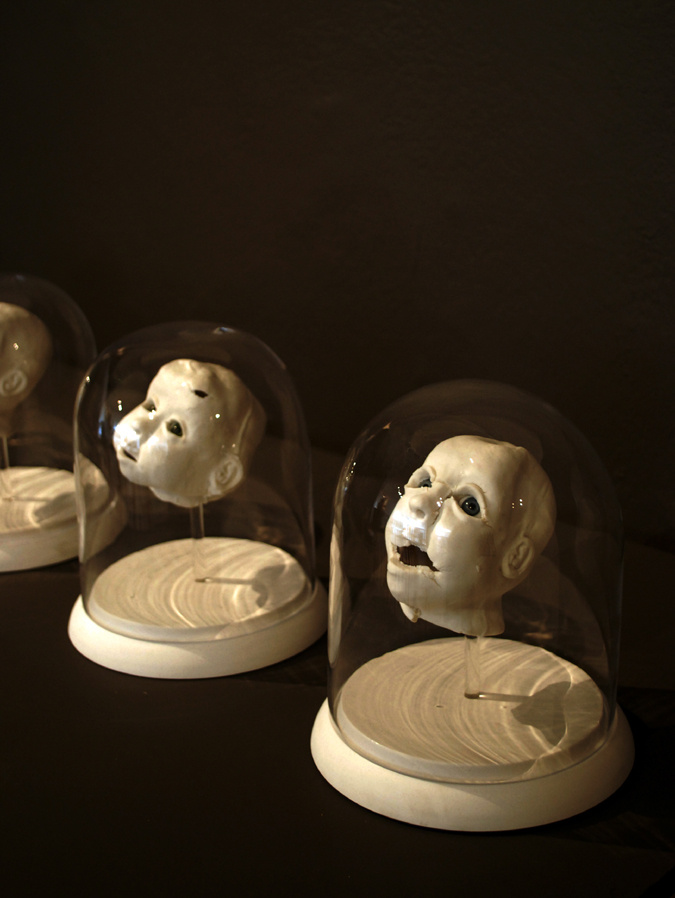'Doll Specimens' Porcelain, glass eyes, blown glass, plaster 'Doll Specimens' Porcelain, glass eyes, blown glass, plaster