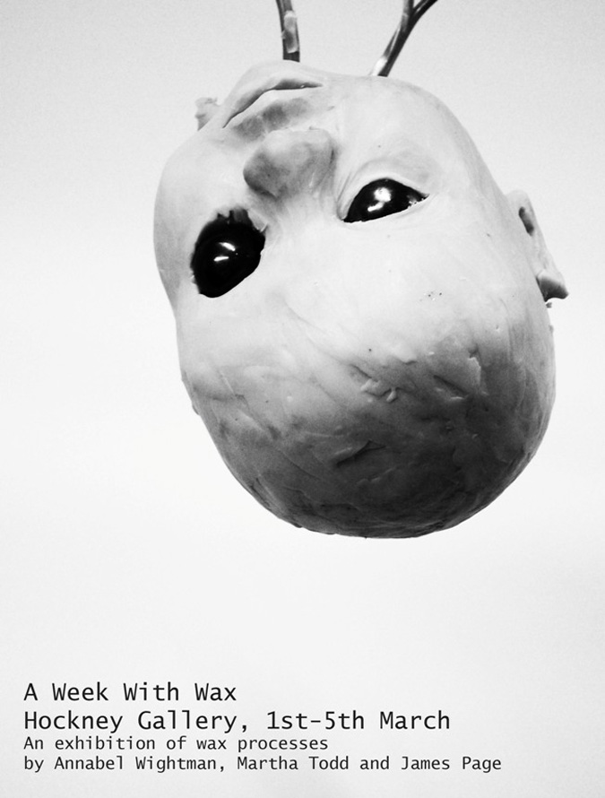 Poster advertising A Week With Wax Poster advertising A Week With Wax