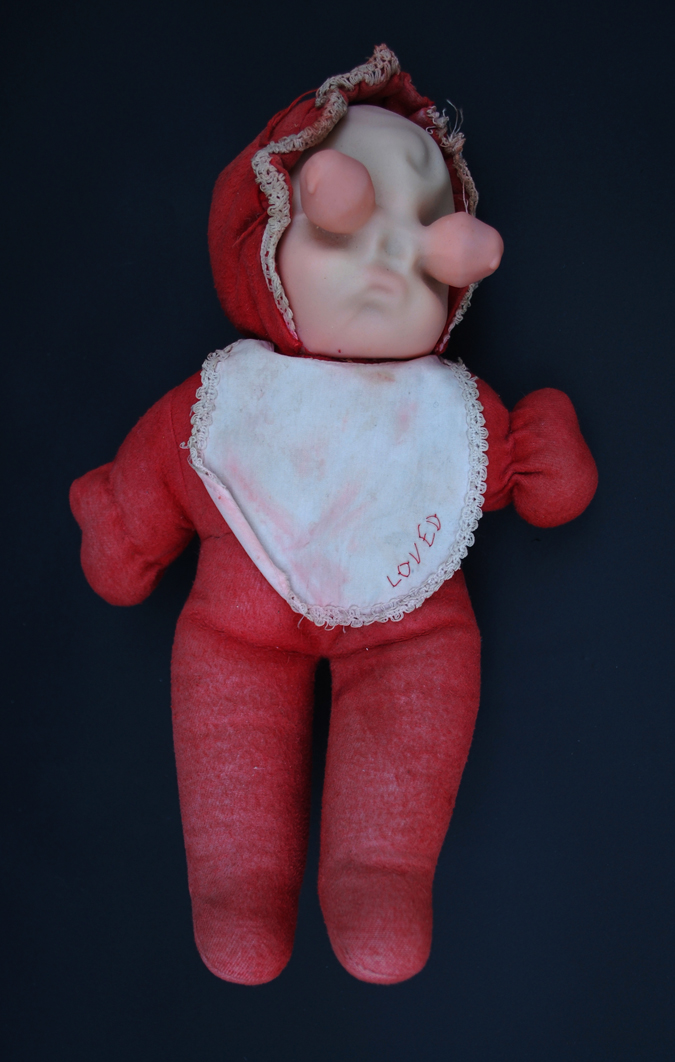 'Loved' Found and altered doll